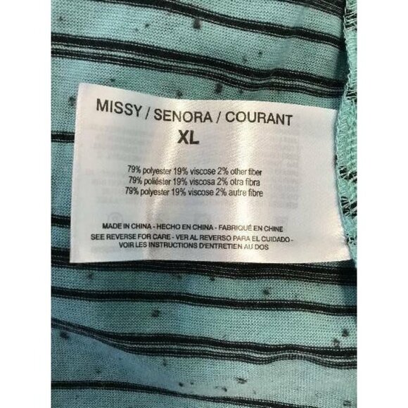 Life Worx Gloria Vanderbilt Top XL Women New - Picture 5 of 6